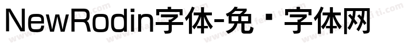 NewRodin字体字体转换