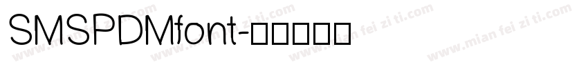 SMSPDMfont字体转换