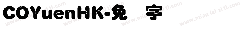 COYuenHK字体转换
