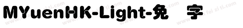 MYuenHK-Light字体转换