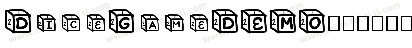 DiceGameDEMO字体转换