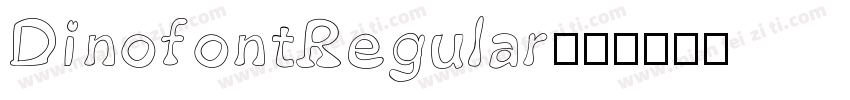 DinofontRegular字体转换