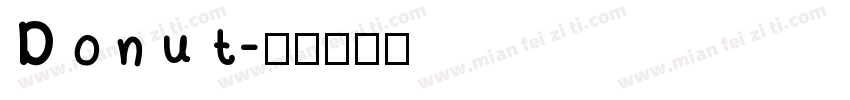 Donut字体转换