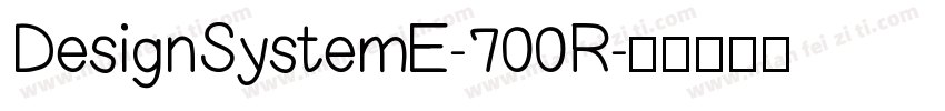 DesignSystemE-700R字体转换