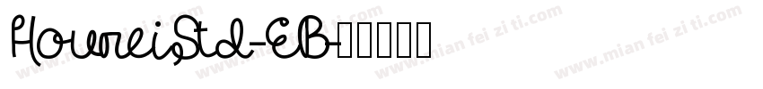 HoureiStd-EB字体转换