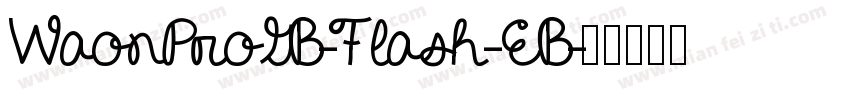 WaonProGB-Flash-EB字体转换