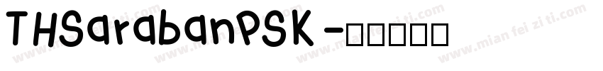 THSarabanPSK字体转换