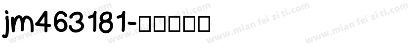 jm463181字体转换