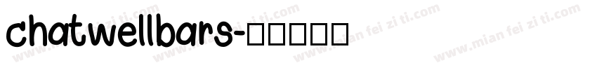 chatwellbars字体转换