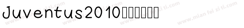 Juventus2010字体转换