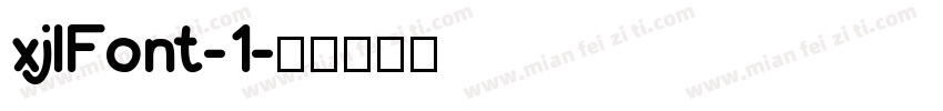 xjlFont-1字体转换