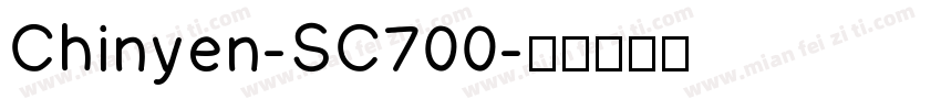 Chinyen-SC700字体转换
