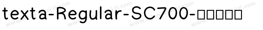 texta-Regular-SC700字体转换
