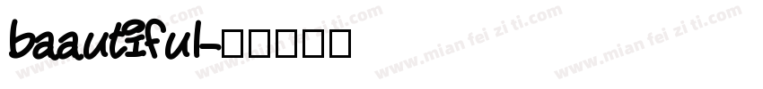 baautiful字体转换