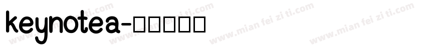 keynotea字体转换