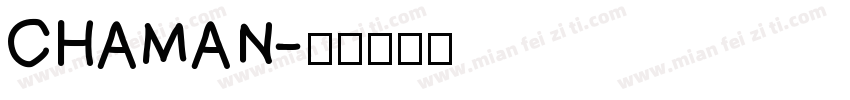 CHAMAN字体转换