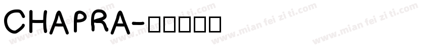 CHAPRA字体转换