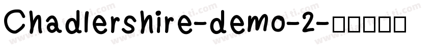 Chadlershire-demo-2字体转换