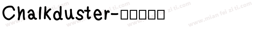 Chalkduster字体转换