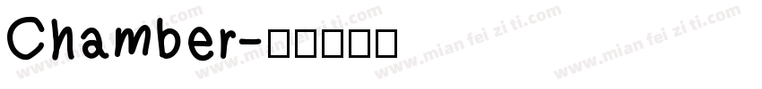 Chamber字体转换