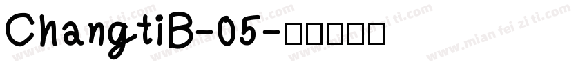 ChangtiB-05字体转换
