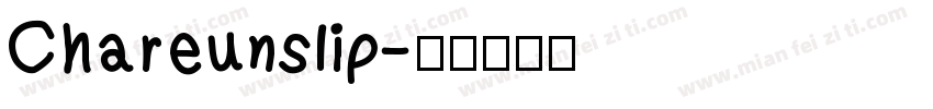 Chareunslip字体转换