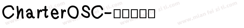 CharterOSC字体转换