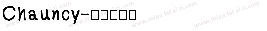 Chauncy字体转换
