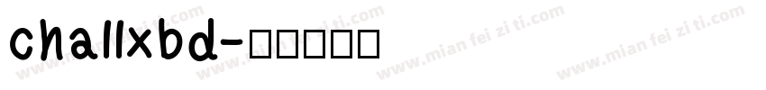 challxbd字体转换