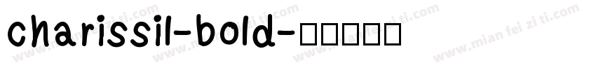 charissil-bold字体转换
