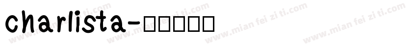 charlista字体转换