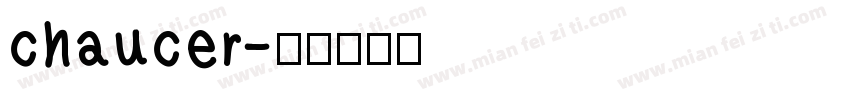 chaucer字体转换