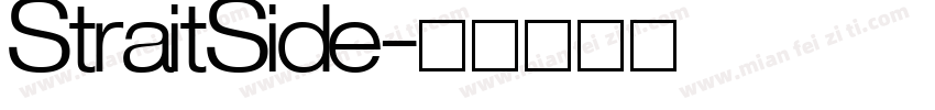 StraitSide字体转换