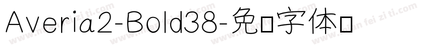 Averia2-Bold38字体转换