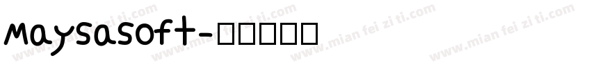 Maysasoft字体转换