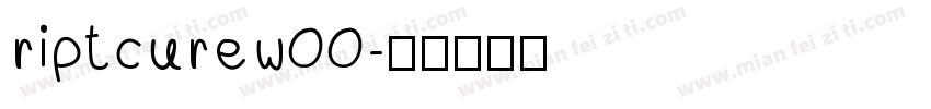 riptcurew00字体转换
