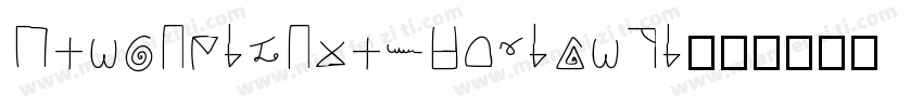 Longleizlvoshujianti字体转换