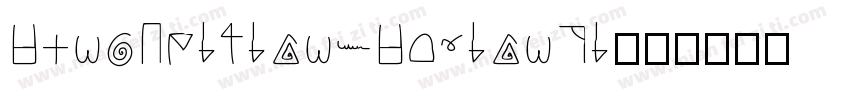 hongleibianshujianti字体转换