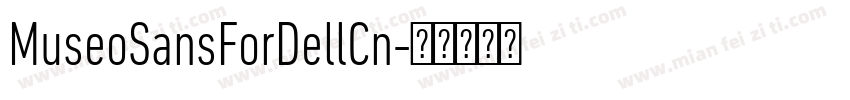 MuseoSansForDellCn字体转换