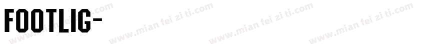 Footlig字体转换