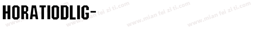 HoratioDLig字体转换