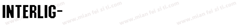 InterLig字体转换