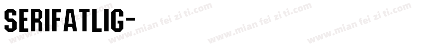 SerifaTLig字体转换