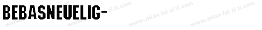 bebasneuelig字体转换
