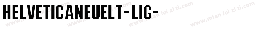 helveticaneuelt-lig字体转换