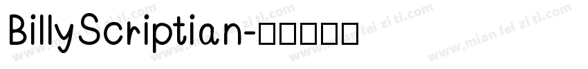 BillyScriptian字体转换