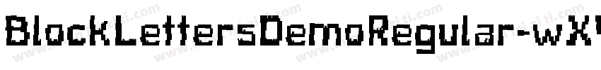 BlockLettersDemoRegular-wX4Z字体转换