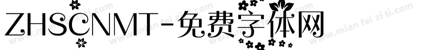 ZHSCNMT字体转换