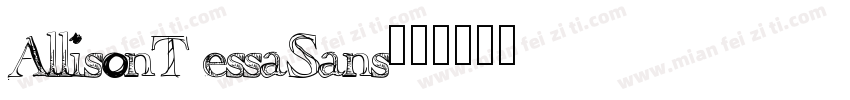 AllisonTessaSans字体转换