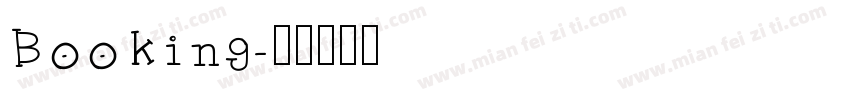 Booking字体转换